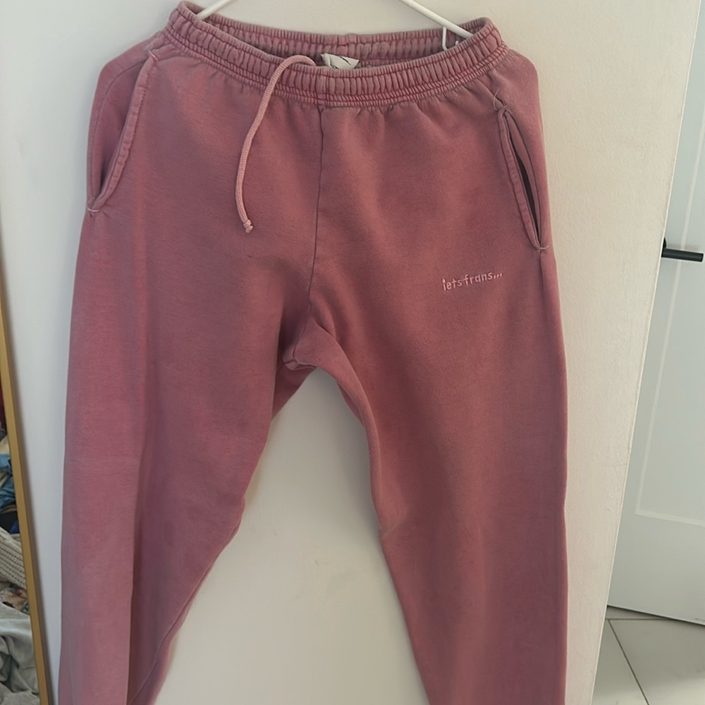 Urban outfitters iets frans pink sweatpants